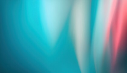 Aufkleber - ethereal teal and coral light blur with vertical flow for modern web background, branding accent, or abstract print design

