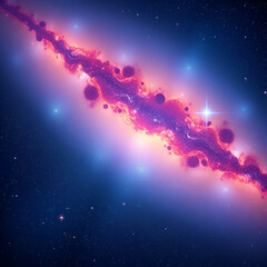 space background featuring a 3d cartoon rendering of a realistic nebula and shimmering stars a vibra