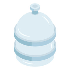 Wall Mural - trendy design icon of cloche