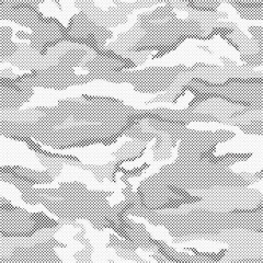Poster - Abstract halftone background. Military camouflage effect dot seamless pattern texture. Dotted background as design element.