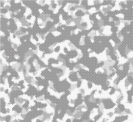 Leinwandbilder - Abstract halftone background. Military camouflage effect dot seamless pattern texture. Dotted background as design element.