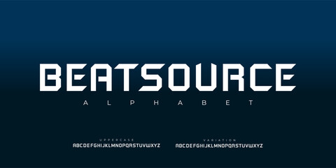 Hi-tech Modern and Futuristic Strong Font