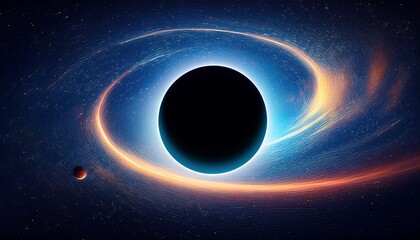 deep space alien black hole
