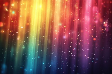 Fototapete - Vibrant, sparkling colors create a dazzling, abstract background filled with shimmering light and rich hues in a captivating display of creativity and imagination