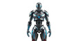 © phj.domingos - Futuristic robot armor design concept art for games and sci fi projects with blue lights accents on transparent background