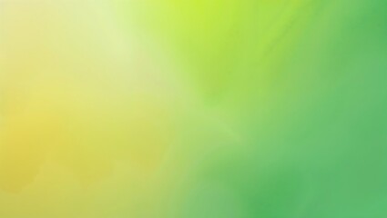 Canvas Print - vibrant green and yellow blended abstract background with gradient texture and blurred effect
