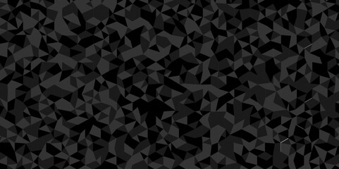 Wall Mural - geometric minimal element vector seamless technology gray and black background. abstract geometric p
