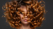 © Diana - Stunning Curly Hair  A Cascade of Auburn Curls and Voluminous Texture