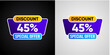 © iChan Design - 45% Off Special Offer Discount Graphics Design