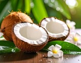 fresh young coconut