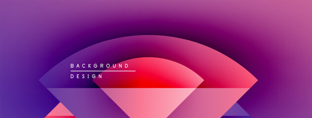 Poster - Vibrant abstract background. Gradient colors blend, creating dynamic shapes. Modern design elements suggest fluidity, energy.