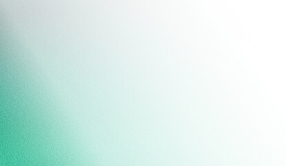 Fototapete - Abstract green textured background with bright teal edge.