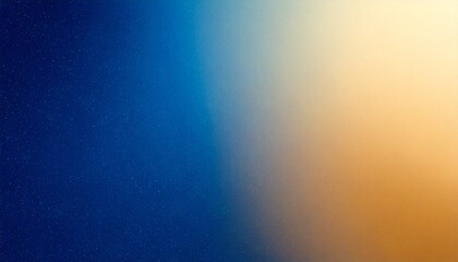 Wall Mural - Minimalist, gradient, background, trendy, subtle, warm, beige, and deep space blue blend seamlessly with a fine grain texture, creating a modern, elegant, and calming visual ideal for refined presenta