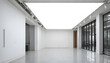 © Murtaza - #:  1382704555White Light Installation in Modern Interior Space