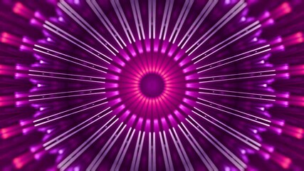 Wall Mural - vibrant cyber disc 4k motion graphic - hypnotic concentric circle effect loop