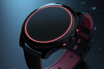 Canvas Print - wristwatch electronics technology hardware.
