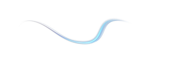 Poster - Blue glittering spiral waves. A curved line of bright speed turns. A brilliant undulating path. A magical blue swirl.PNG