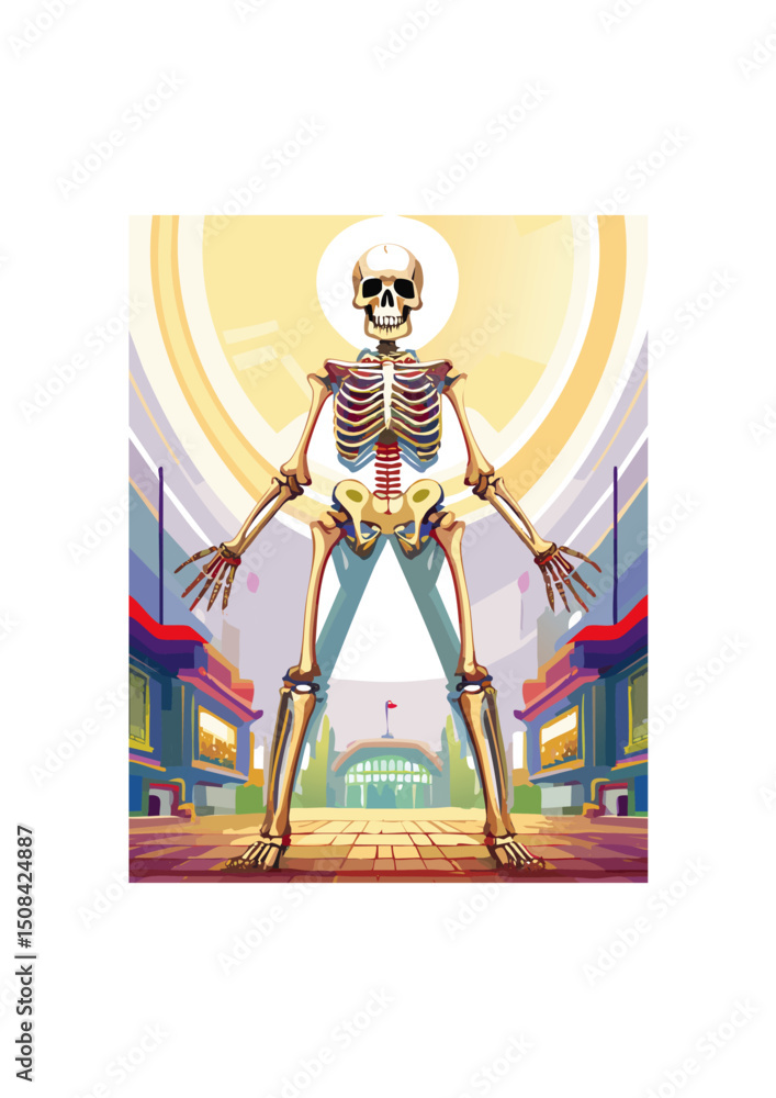 Vector de Stock Comprises the bones of the limbs and the girdles that ...