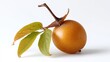 © SH Stock - Persimmon fruit with leaves isolated on white background