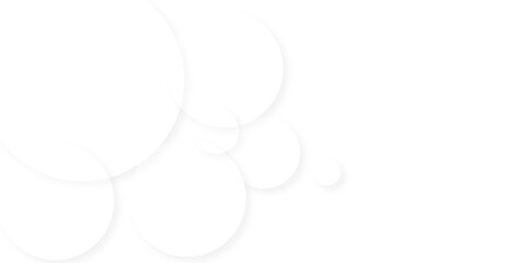 Modern abstract white background with transparent layers circle shape with shadow. White color technology concept background. abstract template design Banner Pattern texture space concept.
