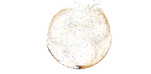 Fototapete - Abstract background image featuring a swirling pattern and scattered glitter. Perfect for design projects.