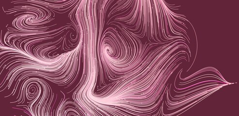 Aufkleber - Elegant pink and maroon abstract swirls. Perfect for backgrounds, websites, and more.