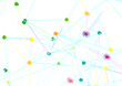 © vegefox.com - Abstract Colorful Network Pattern