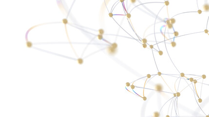 Poster - Abstract Network with Connected Dots