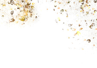 Poster - Golden Confetti Explosion