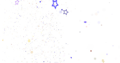 Poster - Abstract Colorful Stars and Dots