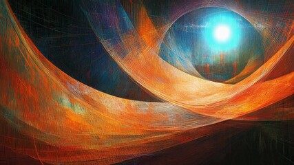 Wall Mural - cosmic swirl