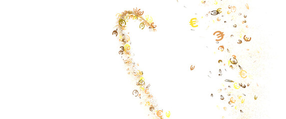 Poster - Golden Glitter Heart
