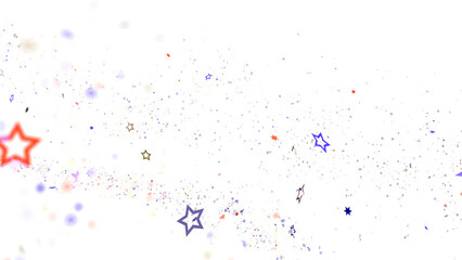 Fototapete - Abstract Colorful Starry Night