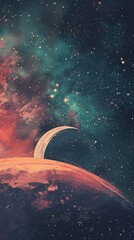 Wall Mural - galaxy planet astronomy universe.