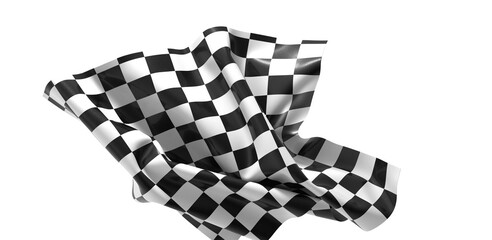 Poster -  Checkered flag, race flag background