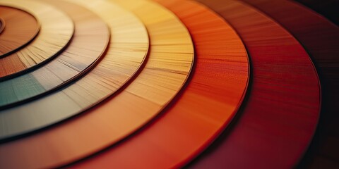 Poster - a vintage color wheel showcasing rich, warm tones, perfect for retro-inspired backgrounds.