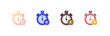 © pojok_d - Efficiency Icon set multiple style collection