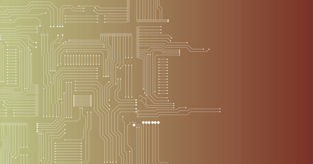 Wall Mural - abstract technology background, illustration, hi-tech communication concept innovation background, s