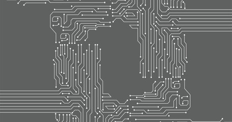 Wall Mural - abstract background with technology circuit board texture. electronic motherboard illustration. comm