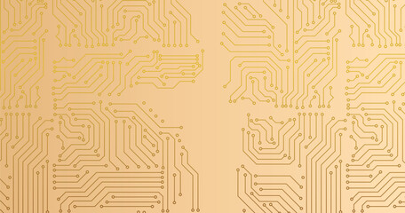 Wall Mural - circuit board background texture
