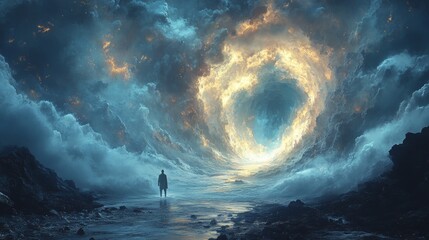 Wall Mural - An untouched parallel version of Earth's time