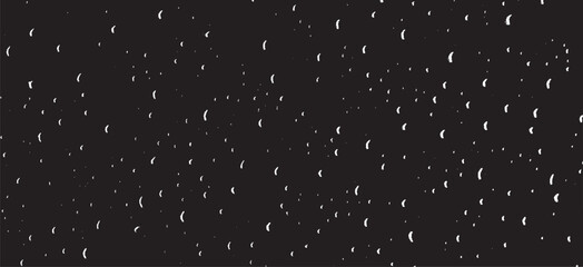 Wall Mural - Small water drops texture vector. Rainy window overlay texture. Rain on glass background. Abstract halftone textured effect. Vector Illustration. EPS10.