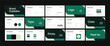 © futive - Brand guidelines template, brand identity presentation, green branding, geometric, modern and clean design, Logotype guidelines template for eco, sustainable, health, nature, finance, organic,