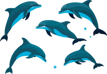  Animals Collection Vector and Clipart Illustrations Silhouette 