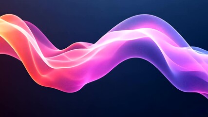 Wall Mural - Colorful Abstract Flowing Wave Patterns Design