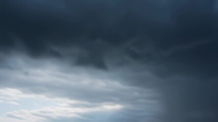 Wall Mural - Dark storm clouds