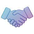 © nGemPros - Partnership Handshake Deal 3D Icon Agreement Business Collaboration Trust Contract