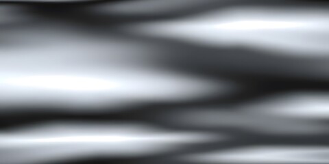 Fototapete - Reflective Chrome Surfaces Showcase Smooth Gradients, Light Bounces Creating A High-gloss Shine. This Futuristic Polished Aesthetic Evokes Technological Advancement. Abstract Patterns Gleam,