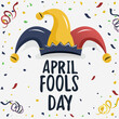 © Jackson Photography - A whimsical April Fool’s design full of color and fun, with playful icons and cheerful text.