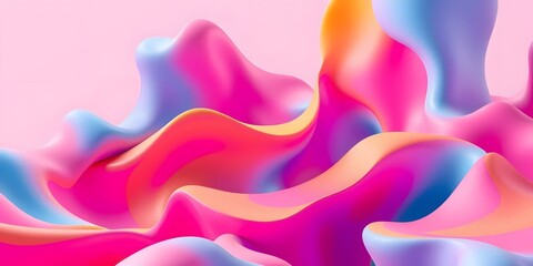Poster - Abstract Design With Vivid Colors, Sharp Shapes Creating Dynamic Visuals. Bold, Bright, Graphic. Artistic Composition With Flowing Forms. Modern Art Style Background For Creative Projects. Eye